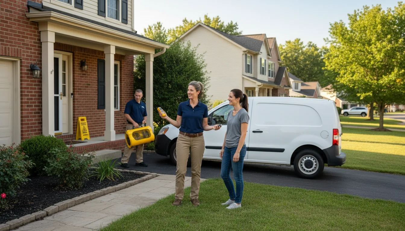 Water restoration image for Home Water Damage Repair in Basye, VA